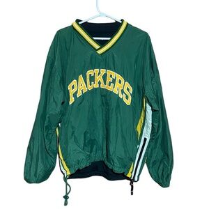 STARTER Green V-Neck Sweater